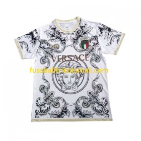 Fußballtrikots Italien Versace Weiß 2023-2024 Kurzarm